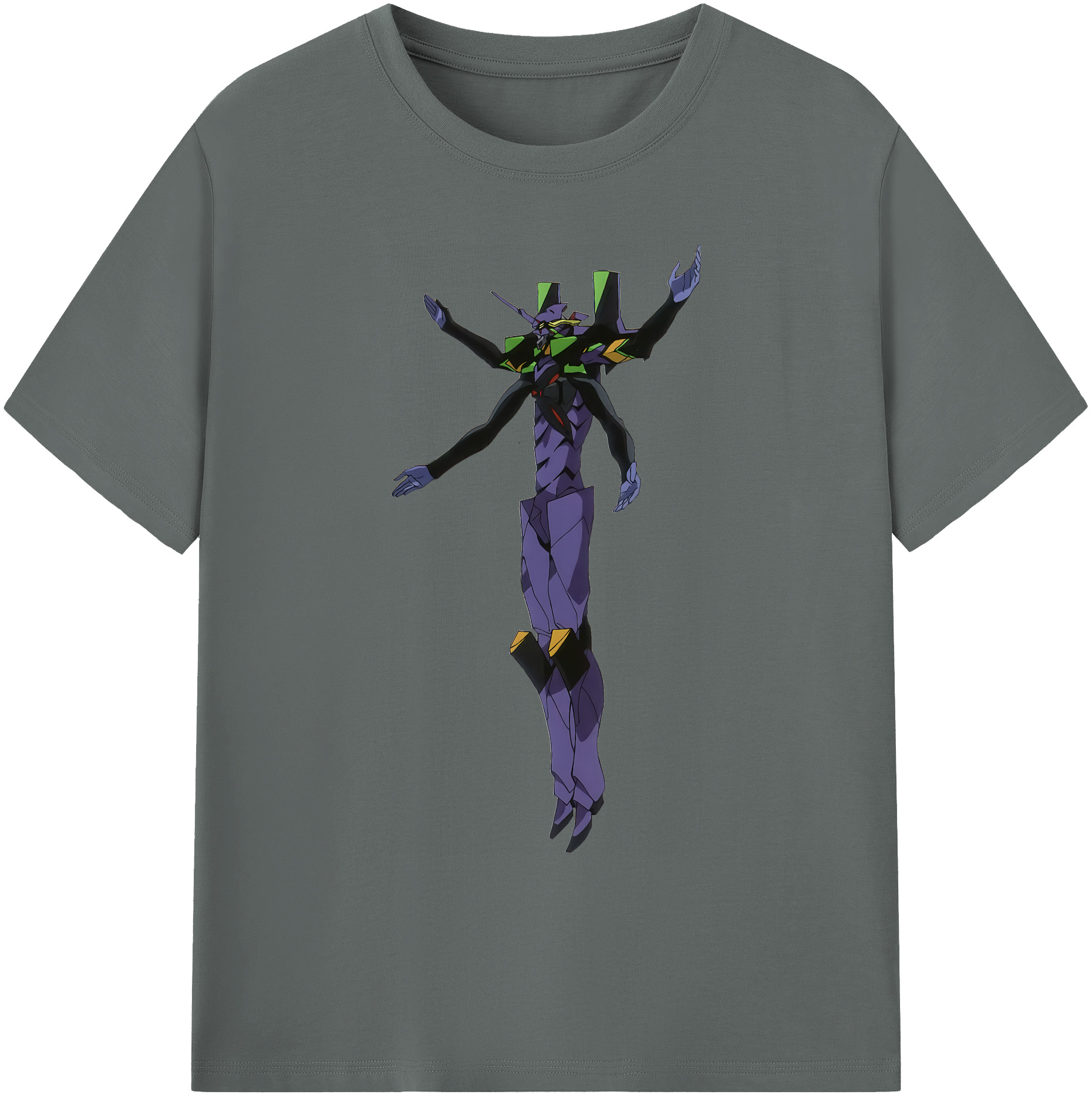 （画像用） EVA 新世紀エヴァンゲリオン 綿100％ メンズ半袖Tシャツ｜肌触りやわらか＆通気性